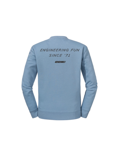 CCM Motorcycles Light Blue & Black Logo Long Sleeve T-shirt