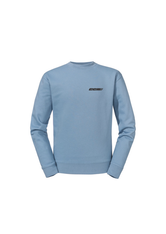 CCM Motorcycles Light Blue & Black Logo Long Sleeve T-shirt