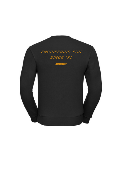 CCM Motorcycles Black & Yellow Logo Long Sleeve T-shirt