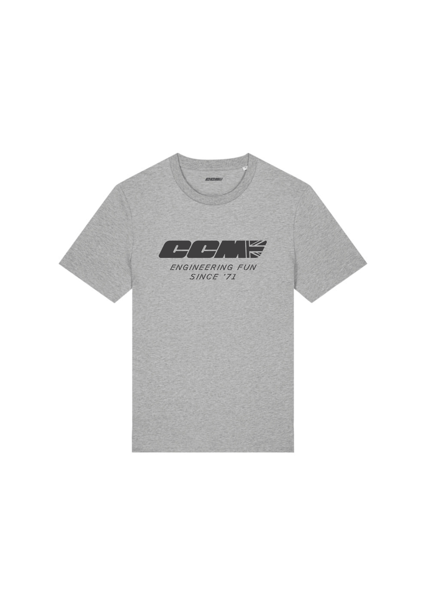 CCM Motorcycles Grey & Black Logo T-shirt